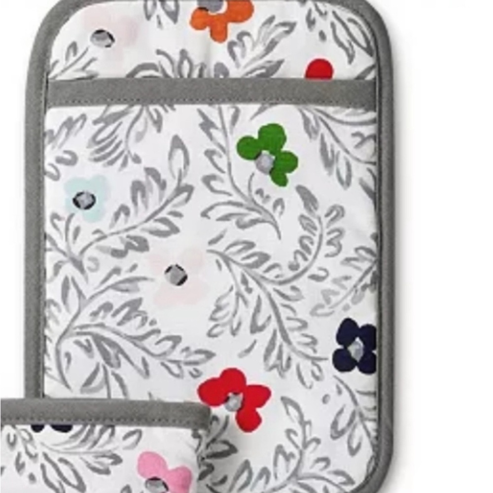 Kate Spade Floral Block Print Pot Holder